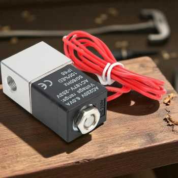SHIKI Solenoid Valve Katup Air Otomatis Normally Closed 220V 1/4 Inch - 2V025