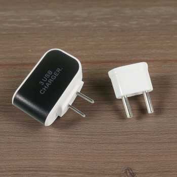 Gambar produk Adaptor Travel Charger USB 3 Port 5V 3.1A - EKA