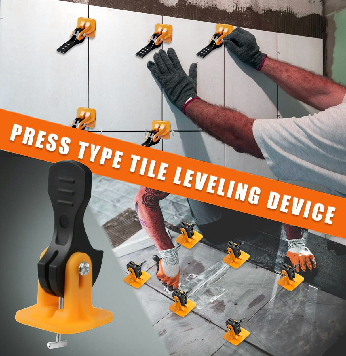 Gambar produk CHANYEEN Alat Perata Keramik Reusable Tile Leveling 1.5mm 50 PCS - LZH017