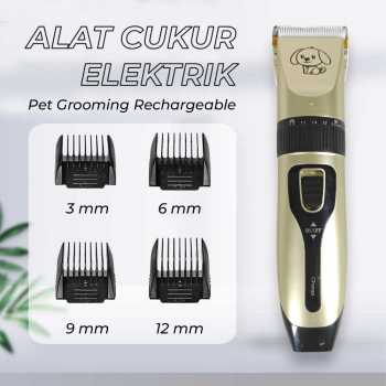BaoRun Alat Cukur Elektrik Bulu Hewan Anjing Pet Grooming Recharge - C6