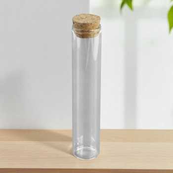Gambar produk Botless Toples Kaca Penyimpanan Makanan Cork Seal Storage Jar 80ml - YS-7070