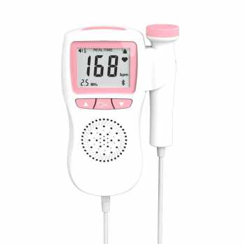 Gambar produk WEBEYOU Alat Deteksi Jantung Janin Fetal Doppler Heartrate Bluetooth - WF-FD101