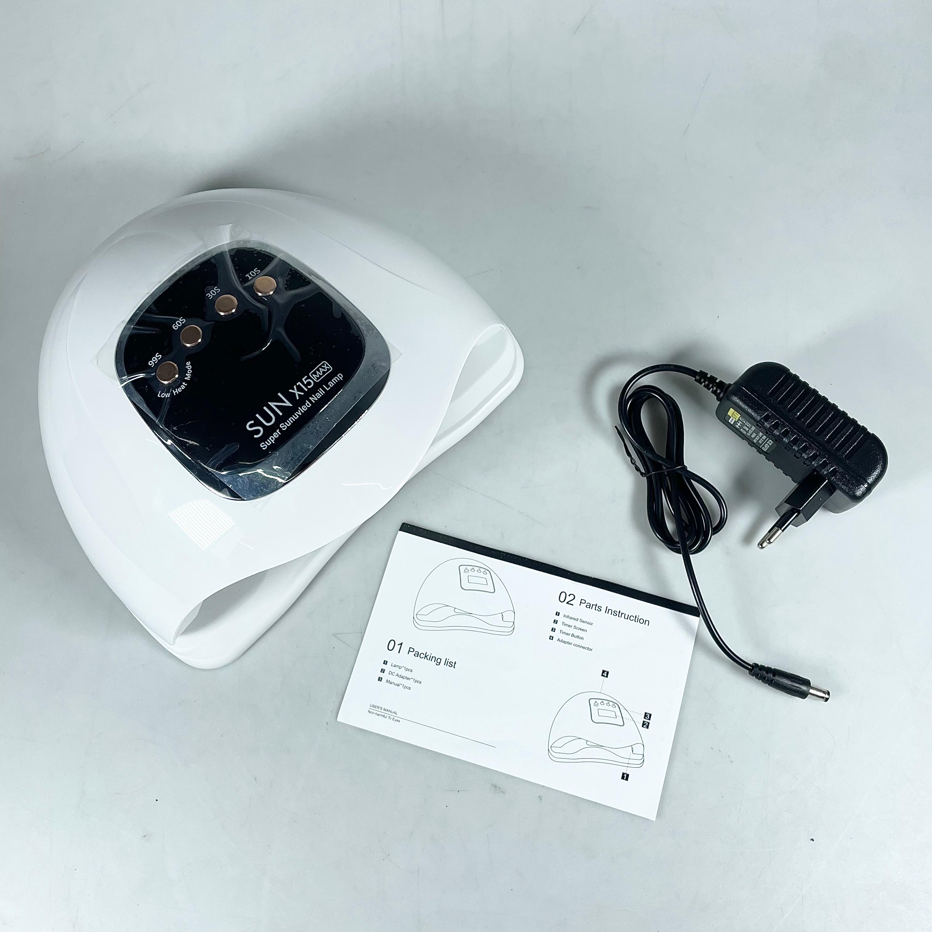 Gambar produk SUN Pengering Kutek UV Lamp Nail Dryer Sensor LCD Display - X15 Max