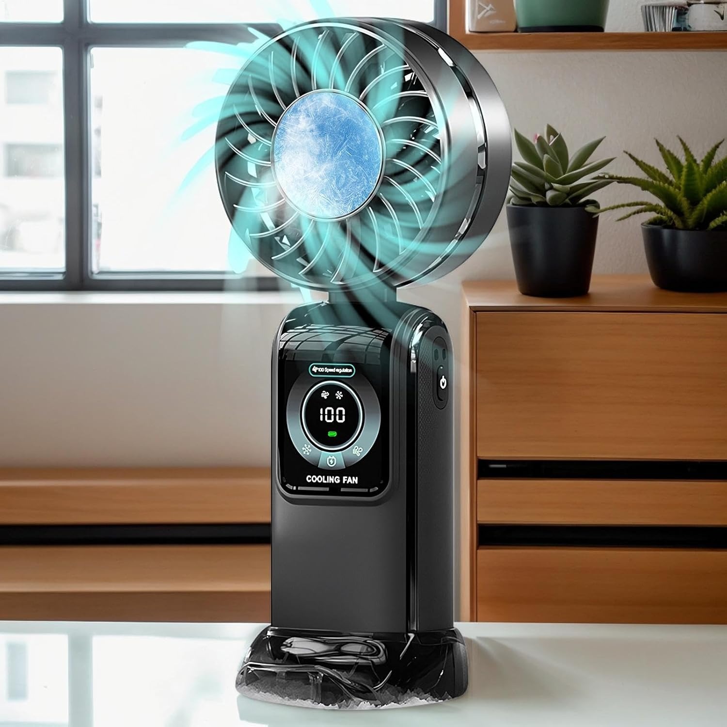 Gambar produk OSBR Kipas Mini Lipat Portable Handheld Folding Fan 3600mAh - OS-100