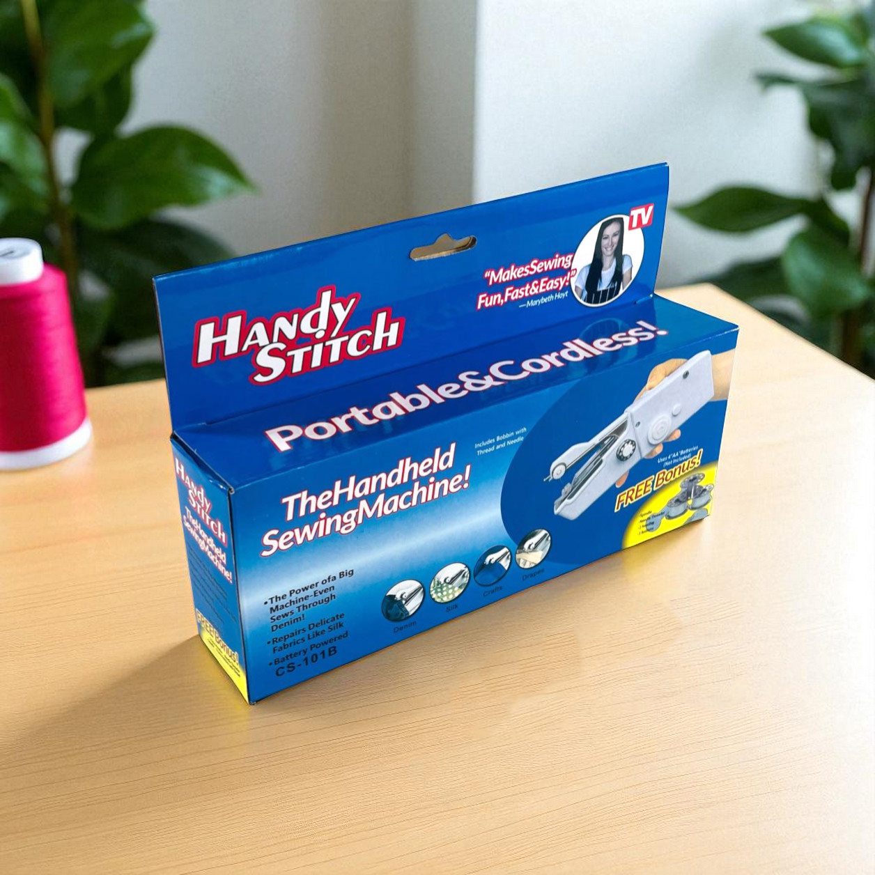Gambar produk EnName Handy Stitch Portable Handheld Sewing Machine - CS-101B