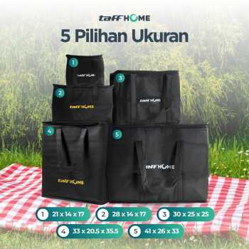 Gambar produk TaffHOME Tas Pendingin Makanan Cooler Bag Thermal Insulated Bag 41x26x33cm - S1524