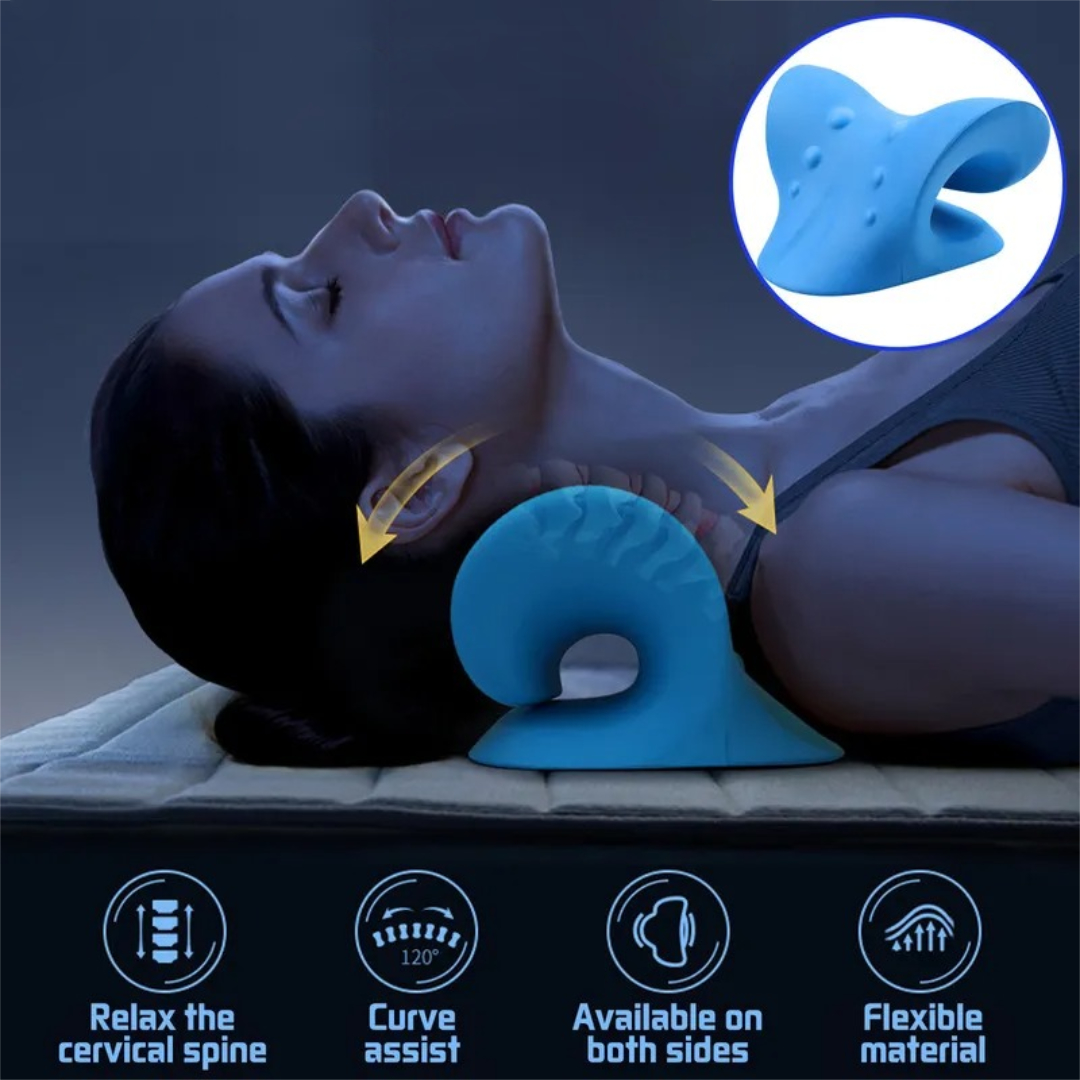 Gambar produk lpcbec Alat Relaksasi Leher Tulang Belakang Neck Pillow Relieve Pain - IPC22