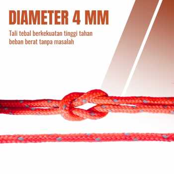 Gambar produk RayMING Tali Paracord Tali Tenda Rope 4M 4 Roll - RY1A