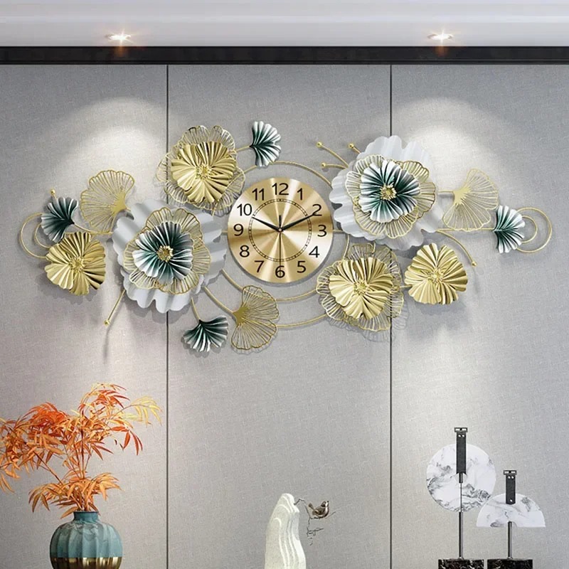 Gambar produk TaffHOME Jam Dinding Quartz Luxury European BAOCE Movement 6168 60cm - 29209BL