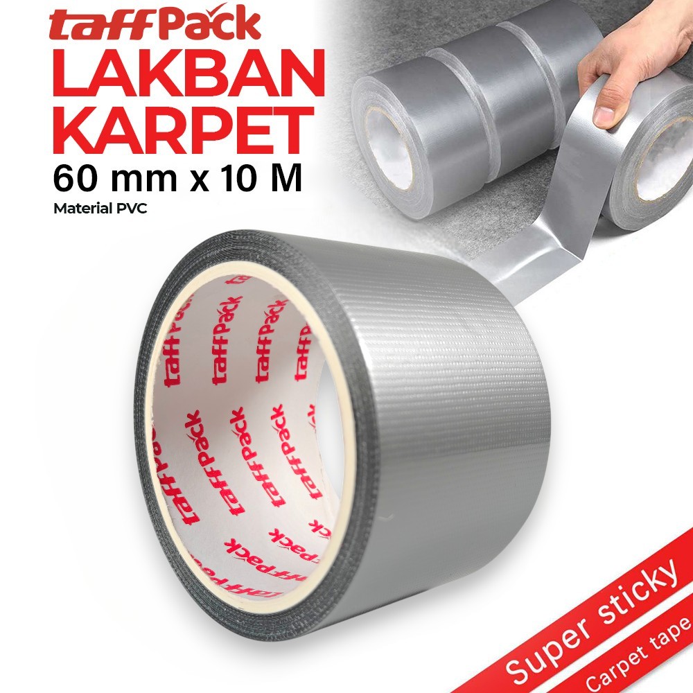 Gambar produk TaffPACK Lakban Kain Karpet Multifungsi Cloth Tape Writable 10M 60mm - NL20