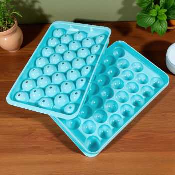 Gambar produk KewLy Cetakan Es Batu Bulat 33 Grid Ice Cube Mold BPA Free Medium - KL07