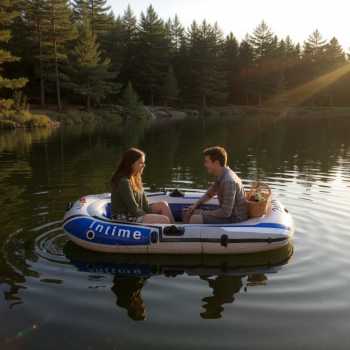 Gambar produk INTIME 200 Perahu Karet Mancing Inflatable Fishing Boat 2 Person - YT-097
