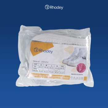 Gambar produk Rhodey Jas Hujan Sepatu Anti Air Shoes Cover PVC with Zipper XL 42-43 - FV031