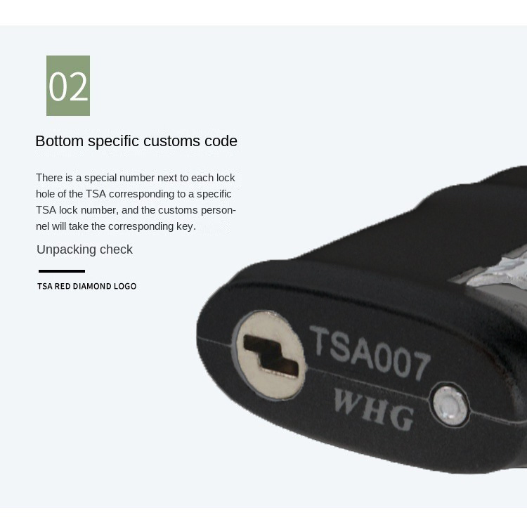 Gambar produk CoolCell Gembok Koper Angka 3 Digit Suitcase Password TSA Lock - TSA007