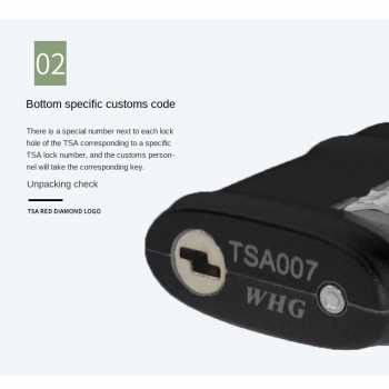 Gambar produk CoolCell Gembok Koper Angka 3 Digit Suitcase Password TSA Lock - TSA007