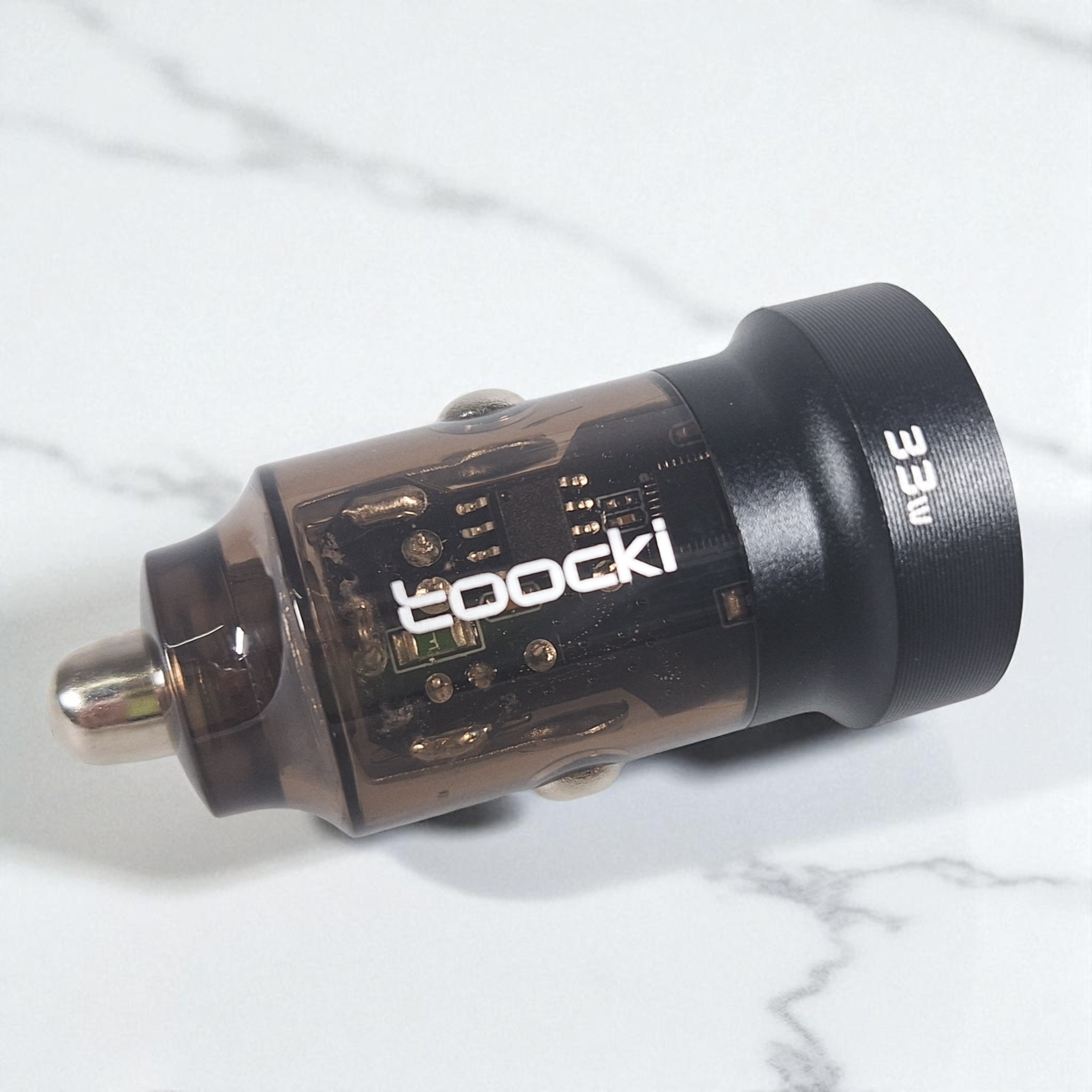 Gambar produk Toocki Car Charger Mobil Fast Charging PD QC 3.0 USB Type C Port 33W - TCCAC-WR01
