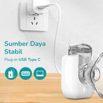 Gambar produk LEGGONG Alat Terapi Pernapasan Mesh Nebulizer Portable Inhaler Plug In - HSK-W005