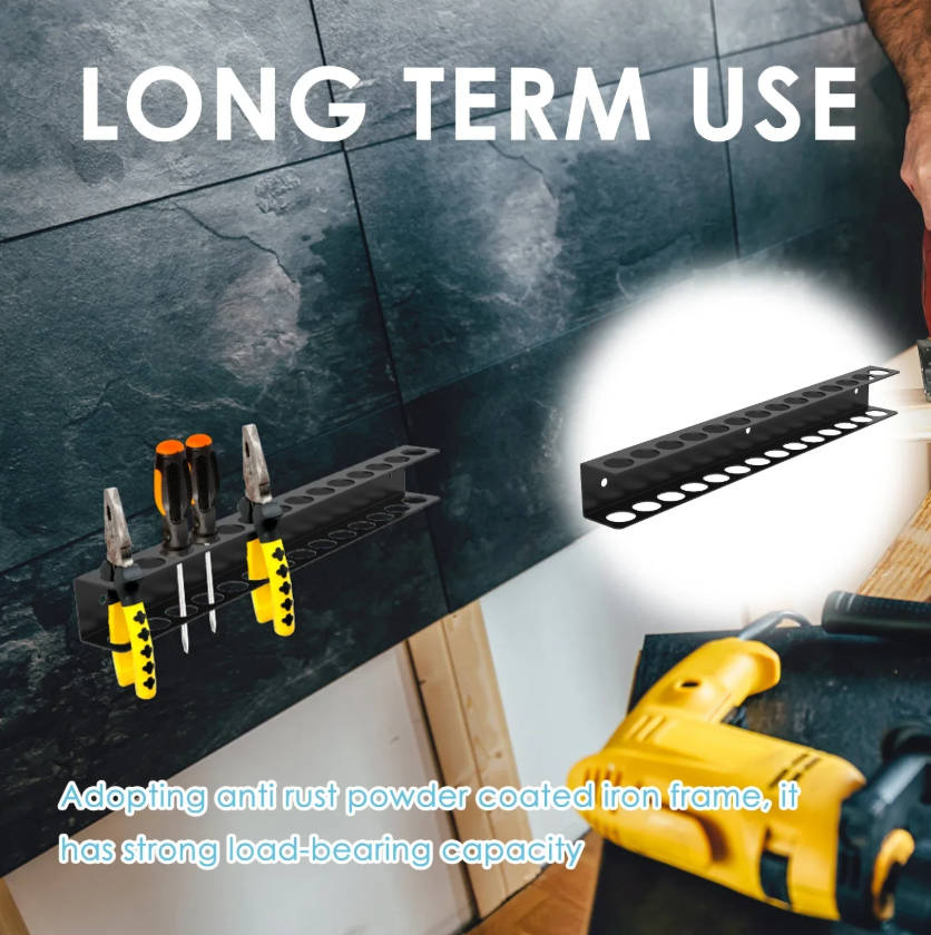 Gambar produk LUMOX Rak Gantung Obeng Screw Driver Holder Storage Rack 3in1 23 Holes - LM