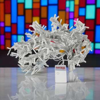 Gambar produk TaffLED Lampu Hias Gorden String Lights 3x3M 300 LED Cool White 18W - 300L