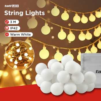 TaffLED Lampu Hias Gantung String Lights Model Bohlam Mini Waterproof - ZYD0931