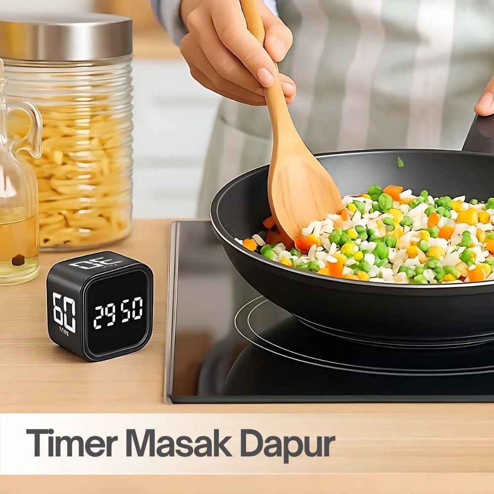 Gambar produk F4 Timer Masak Dapur Digital LED Gravity Sensor Kitchen Countdown - F4283