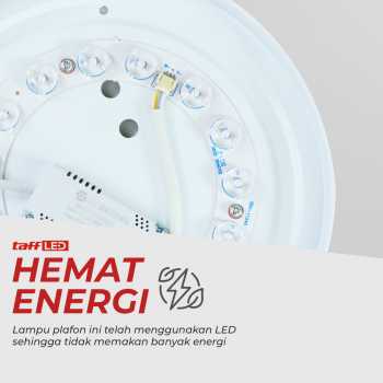 Gambar produk TaffLED Lampu LED Plafon Modern 24W 25 cm 3 in 1 Color - DZ5730