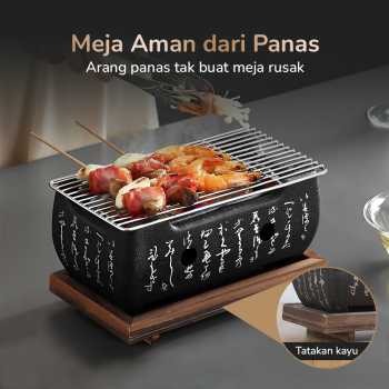 Gambar produk Aihogard Alat Panggang Arang Portable BBQ Japanese Grill Stove - H02