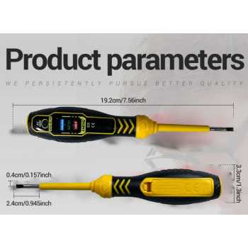 Gambar produk ANENG Obeng Tespen Tester Pen Highlight Voltage With 3 Indicator Obeng Minus - B18