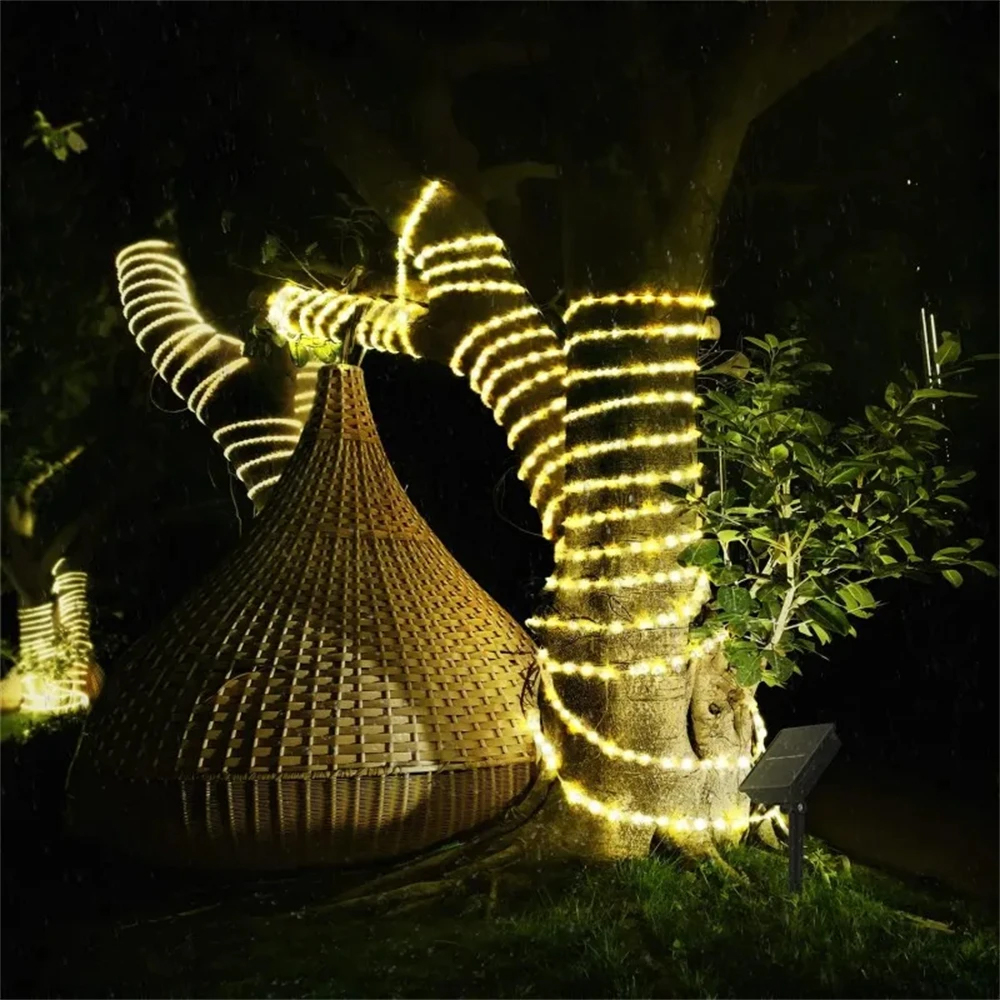 Gambar produk ANBLUB Lampu Hias String Lights Solar Power Waterproof 50 LED 3W 7M - HS-33