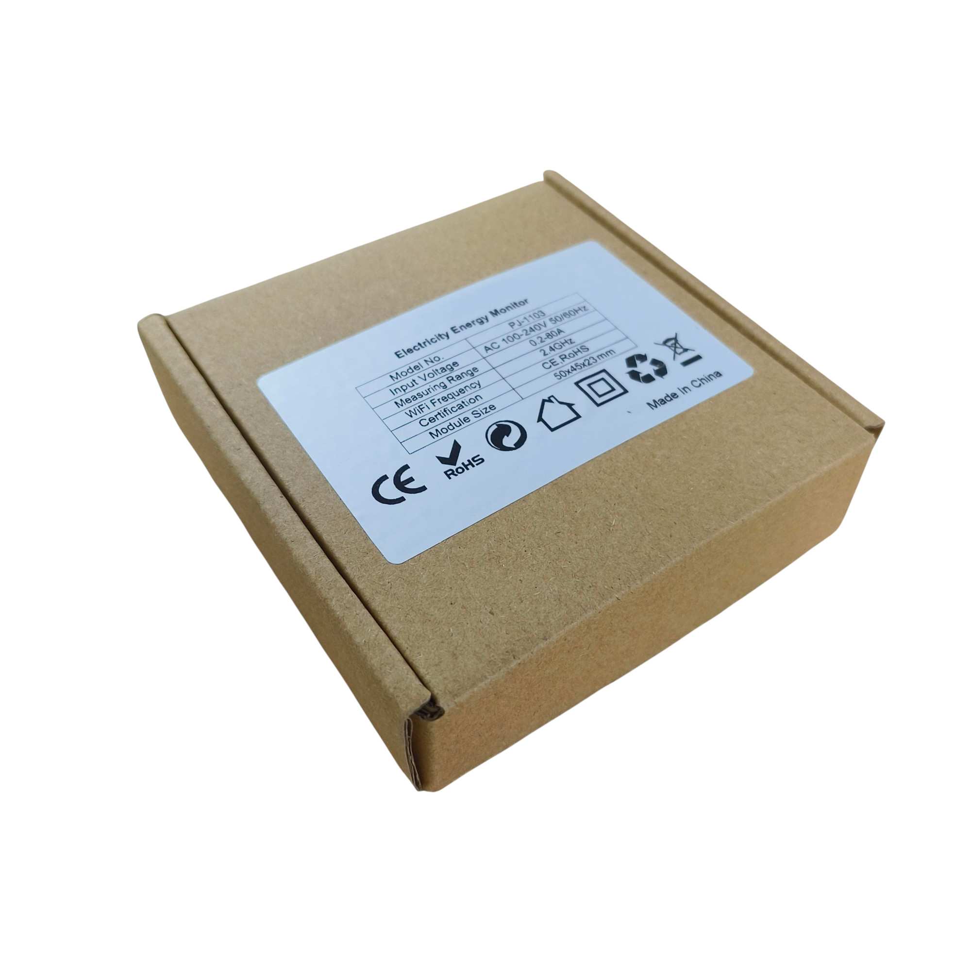 Gambar produk Tuya Smart Energy Meter 80A WiFi with Current Transformer Clamp kWh - PJ-1103