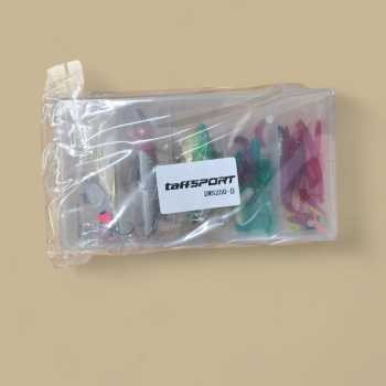 Gambar produk TaffSPORT Umpan Pancing Ikan Set Fishing Bait Kit 44 PCS with Case - DWS250-D