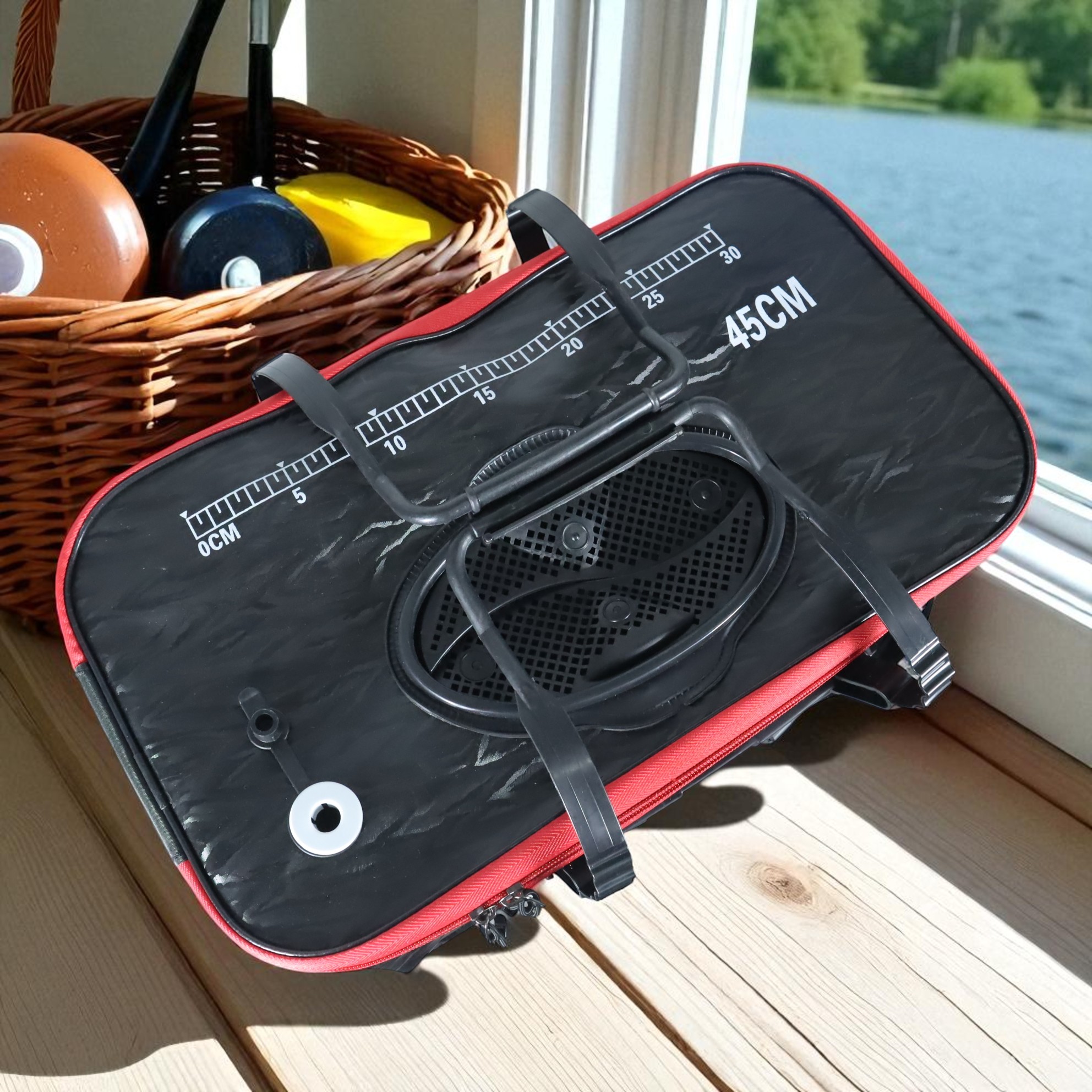 Gambar produk TaffSPORT Tas Perlengkapan Memancing 3D Foldable Fishing Bucket EVA M - INU122