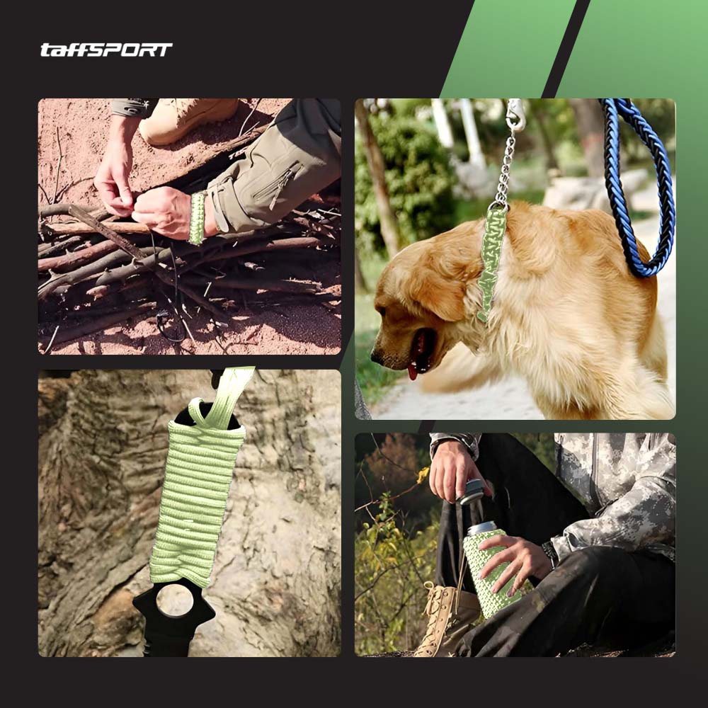 Gambar produk TaffSPORT Tali Paracord Tenda Camping Luminous 7 Core 4mm 10M - SS02