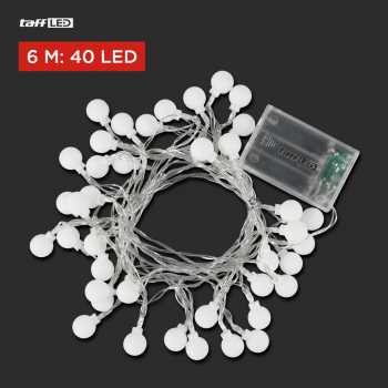 Gambar produk TaffLED Lampu Hias Gantung String Lights Model Bohlam Mini Waterproof 6M - ZYD0931