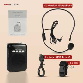 Gambar produk TaffSTUDIO Speaker Pinggang Bluetooth Voice Amplifier Wired 8W - S26