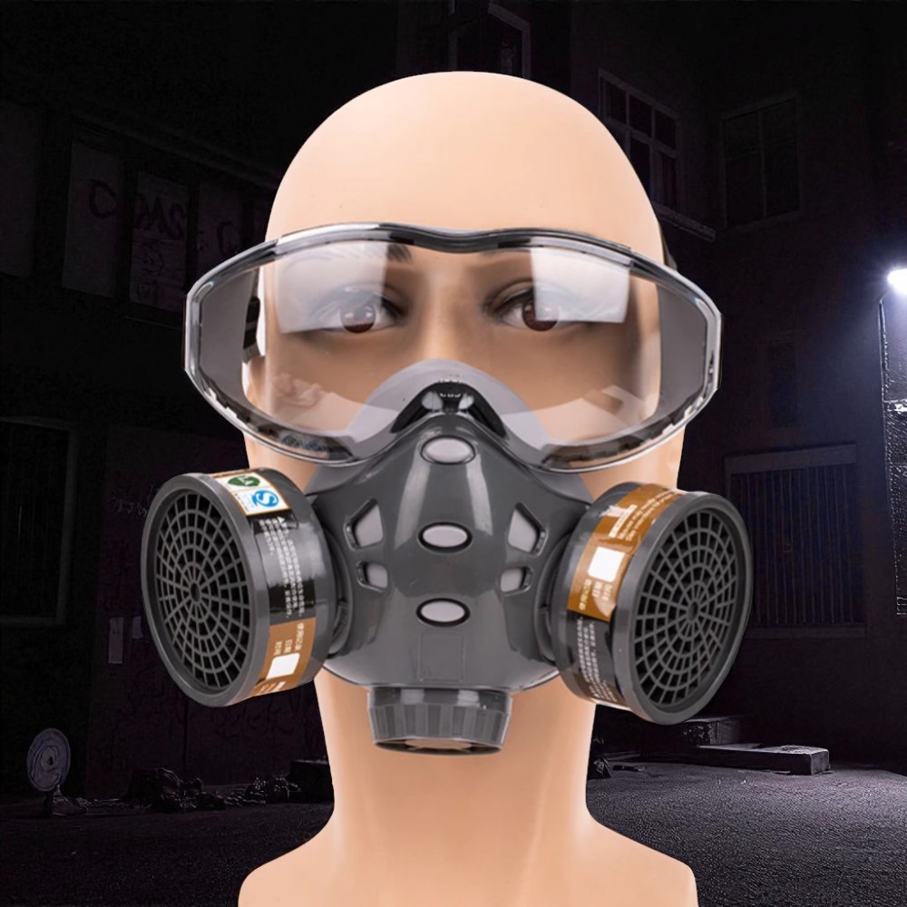 Gambar produk ASL Masker Gas Respirator Full Face with Activated Carbon Filter - 8200