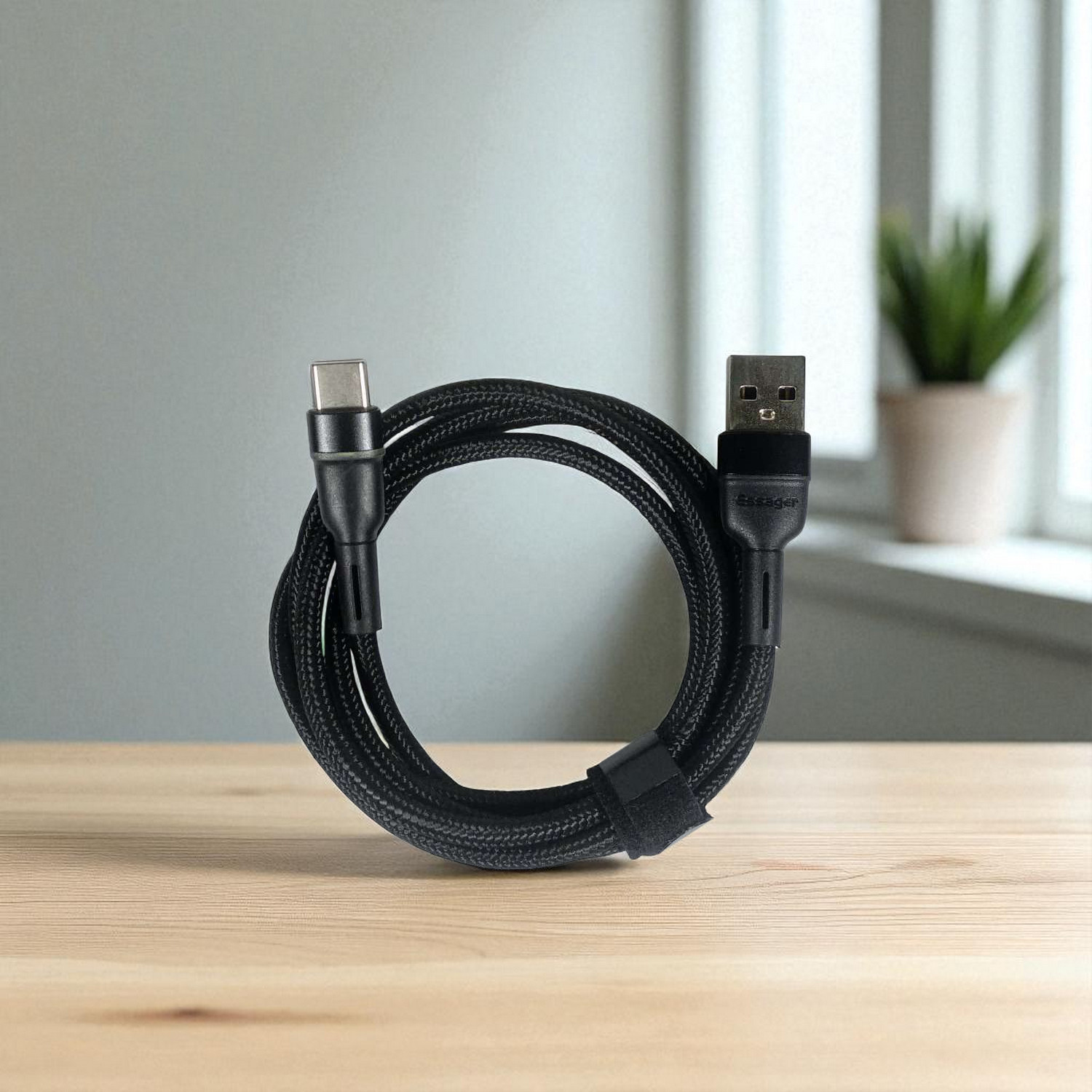Gambar produk ESSAGER Kabel Data USB A to Type C Multifungsi Fast Charging 3A 1M - ES-X17