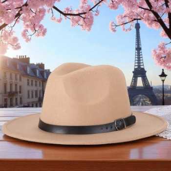 Gambar produk JIANGXIHUITIAN Topi Fedora Panama Laken Hat Jazz Classic Vintage - FS-219