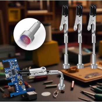 Gambar produk DOHN Penjepit Alligator Clip Magnetic Helping Hands PCB Soldering Aid 2 Clamp - 37JD