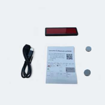 Gambar produk DIYMORE Name Tag LED Mini Board Portable 230mAh with Bluetooth - NB1144