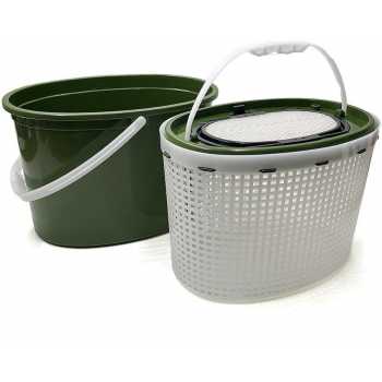 Gambar produk CRK Ember Mancing Ikan Double Layer Hard Shell Fish Bucket 6L - C-10