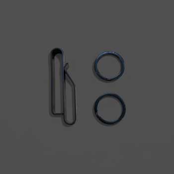 Gambar produk MARTN Klip Ikat Pinggang Gantungan Kunci Stainless Steel 1 PCS - CB2