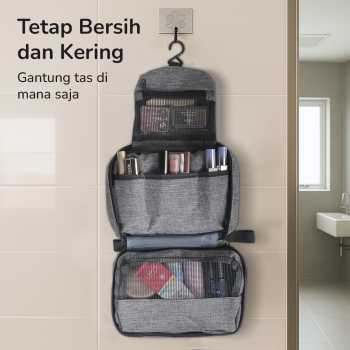 Gambar produk QEHIIE Hanging Travel Bag Folding Organizer Tas Lipat Multi Layer - QE24
