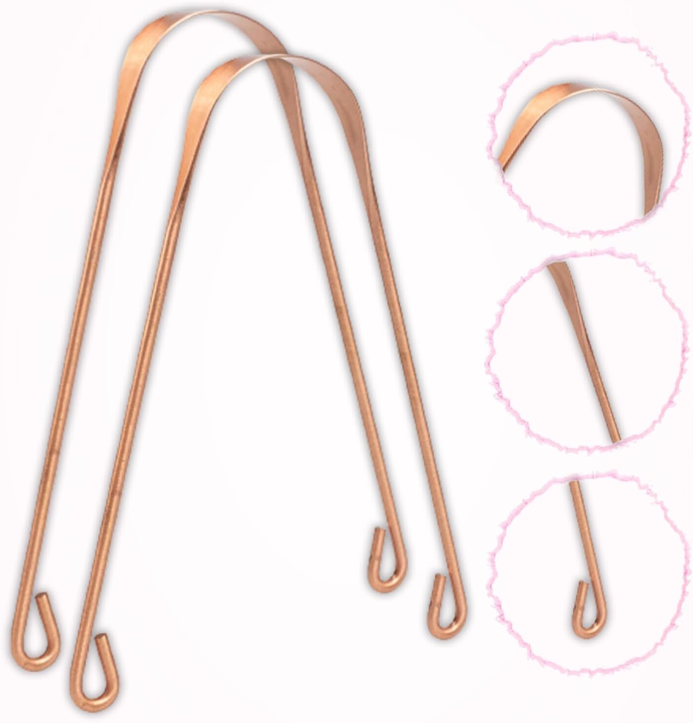 Gambar produk Uung Pembersih Lidah Bau Mulut Tongue Scraper Stainless Steel - INU151