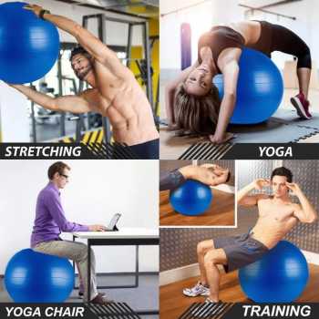 Gambar produk Gym Ball Bola Yoga Pilates Fitness PVC 55cm