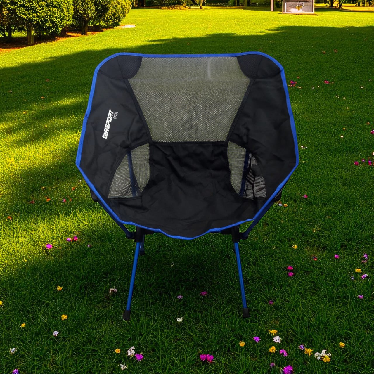 Gambar produk TaffSPORT Kursi Lipat Outdoor Camping Portable Oxford Folding Chair Low - SF733