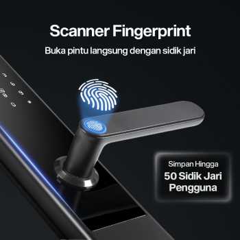 Gambar produk BILIXO Smart Door Lock TTLock App Fingerprint Password Card - N1F