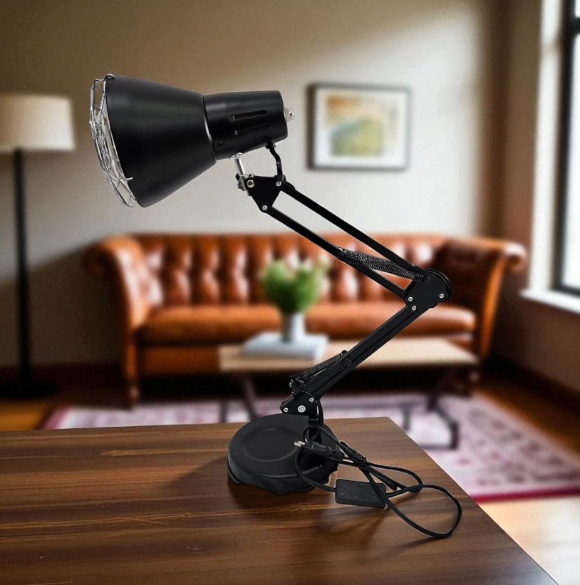 Gambar produk FRMN Dudukan Lampu Terapi Infrared Physiotherapy Long Arm E27 150W - F-150
