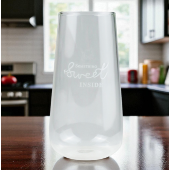 Gambar produk OLOEY Gelas Kaca Aesthetic Kopi Teh Sweet Inside Glass 500ml - 0081