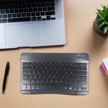 Gambar produk EMTRA Keyboard Wireless Mini Bluetooth RGB Silent Click Rechargeable - SS01